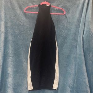 Black and white Windsor dress